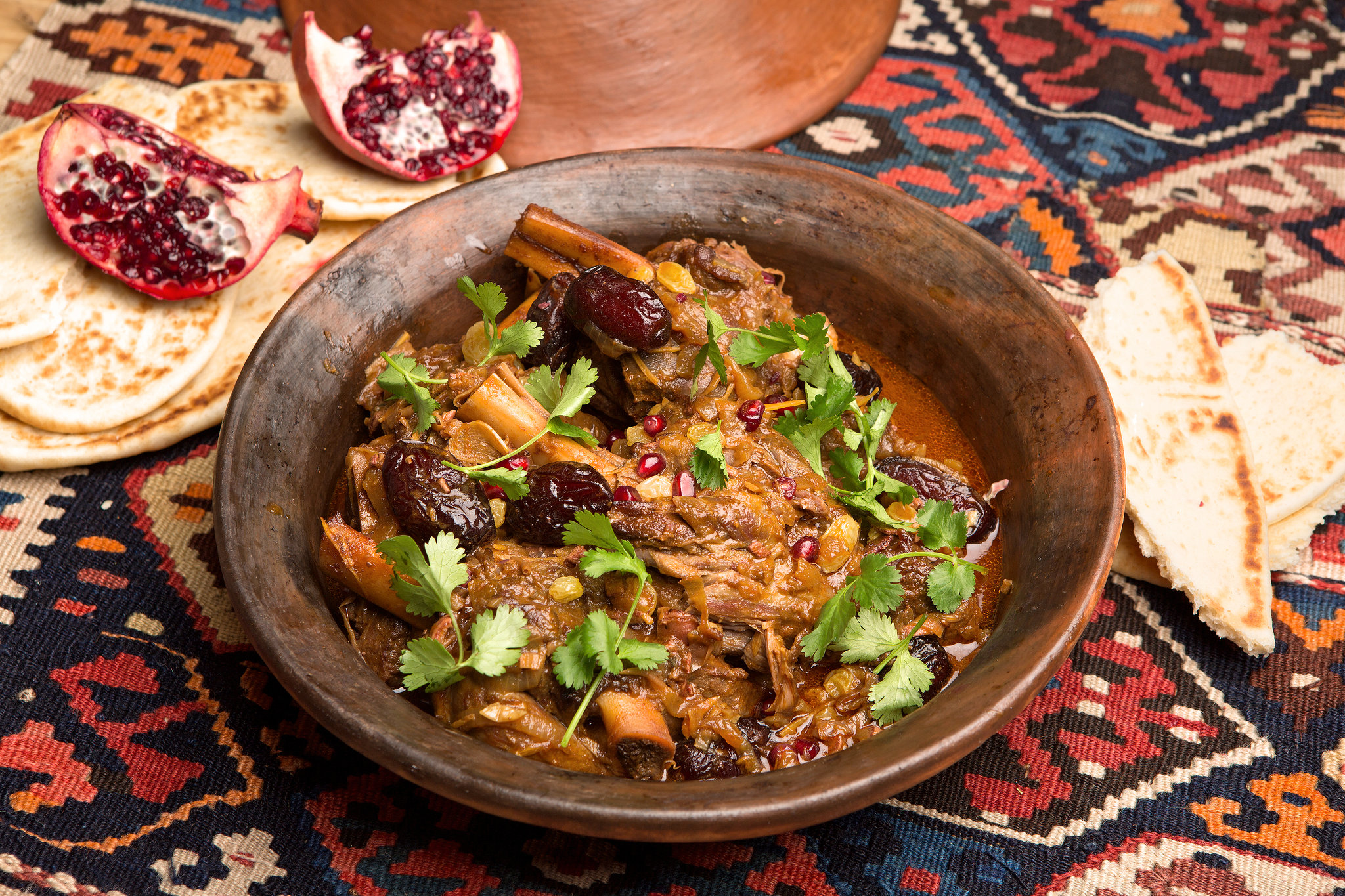 Lamb, date and kumara tagine